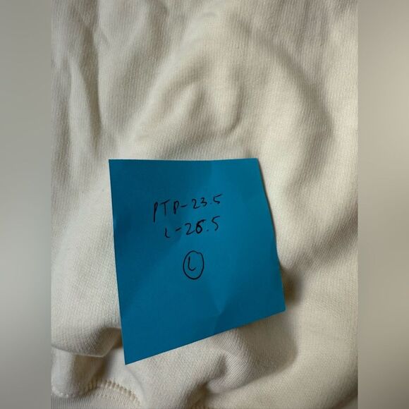 VTG M & C Sportswear Grandma Sweater Cardinal Embroidered Bird Cream Red Size L - Picture 8 of 8